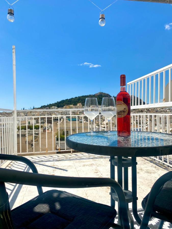 אתונה Apartment With Beautiful View Of Lycabettus מראה חיצוני תמונה